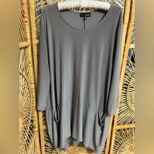 Sun Kim Gray Women's Top